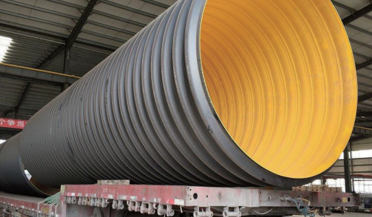 镀锌钢带增强聚乙烯（PE）双色螺旋波纹管