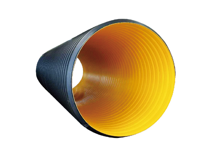 镀锌钢带增强聚乙烯（PE）双色螺旋波纹管