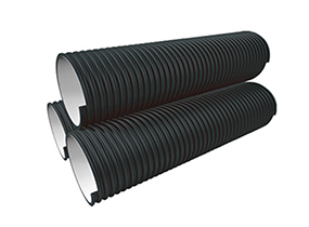 高分子量高密度聚乙烯（HMWHDPE）双波峰缠绕结构壁排水管